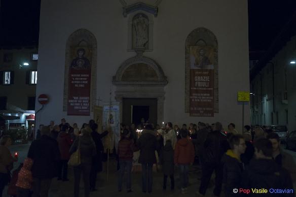 Învierea Domnului 2018 în Friuli la Parohia românească de la Biserica San Cristoforo din Udine