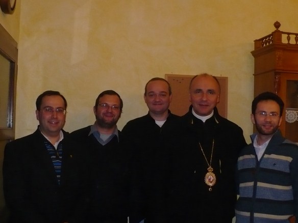 SE Mons Virgil Bercea in visita a Padova