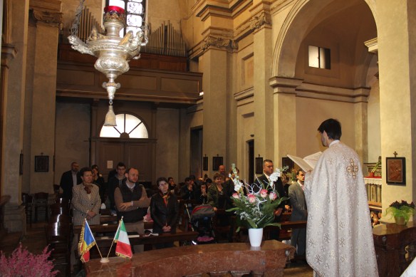 Prima Sfântă Liturghie în noua biserică românească de la Milano