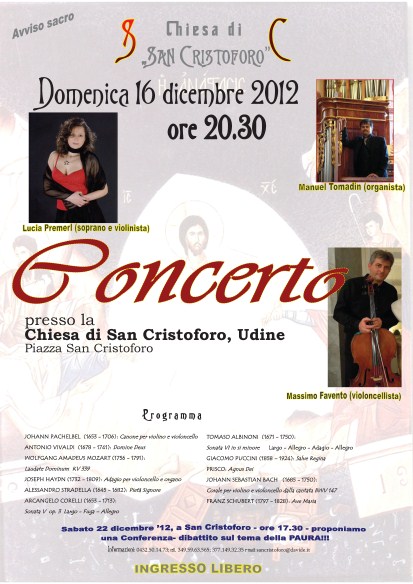 „Depăşirea fricii”. Concert de muzică clasică la Udine cu ocazia Zilei Naţionale a României