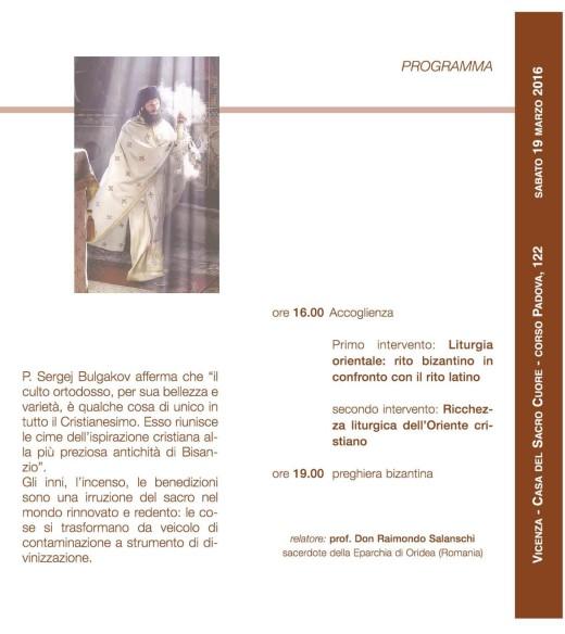 Participare românească la Cursul „Liturghia orientală: mesaj şi spiritualitate” de la Vicenza