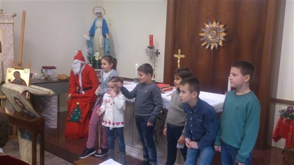 La venuta di Babbo Natale nella Parrocchia di San Donà di Piave